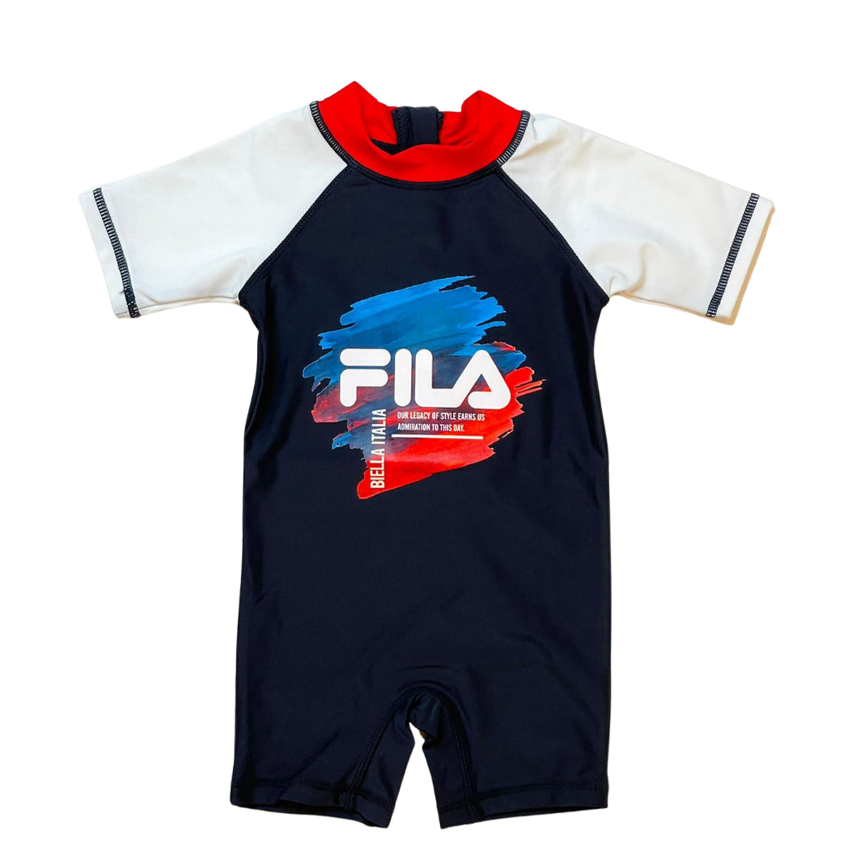 בגד ים שלם FILA לתינוקות לוגו צבעי גואש