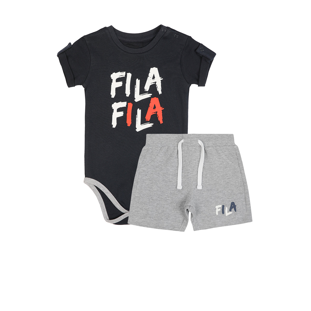 חליפת FILA לוגו באמצע לתינוקות