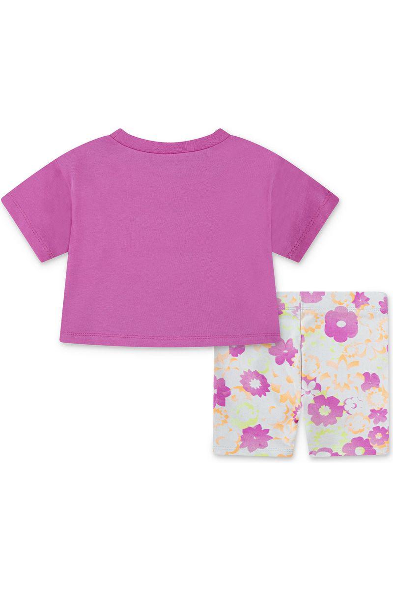 חליפת NIKE FLOW-RAL AOP BIKE פרחונית לתינוקות