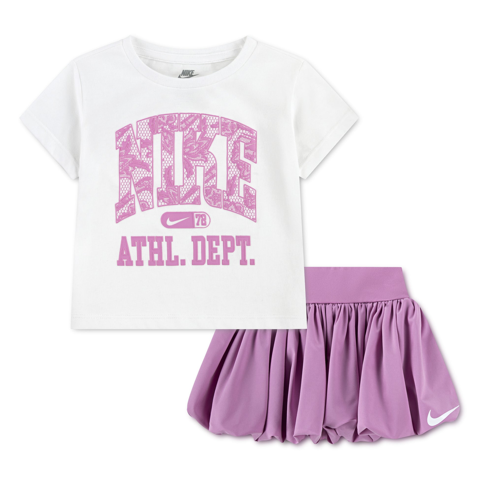 לתינוקות LACE IT UP SCOOTER NIKE חליפת חצאית Pink / 12M