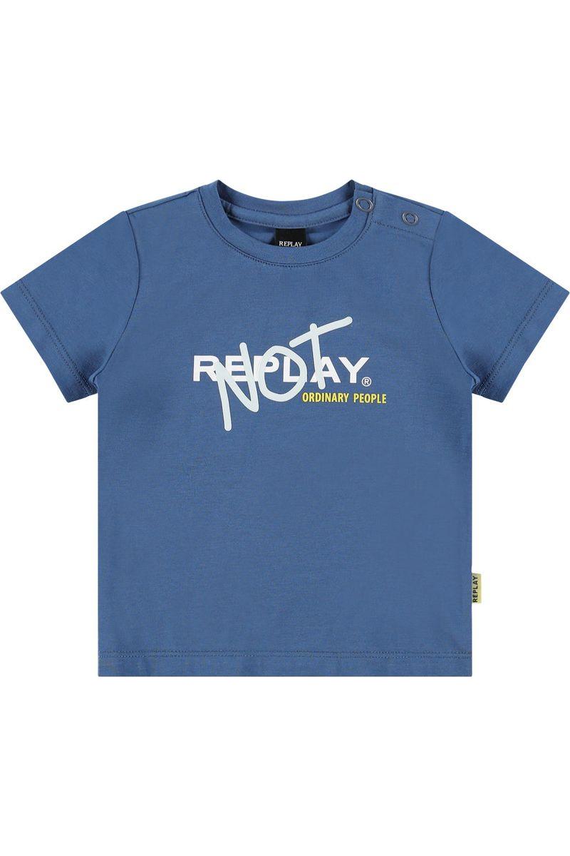 טישרט REPLAY הדפס NOT לתינוקות