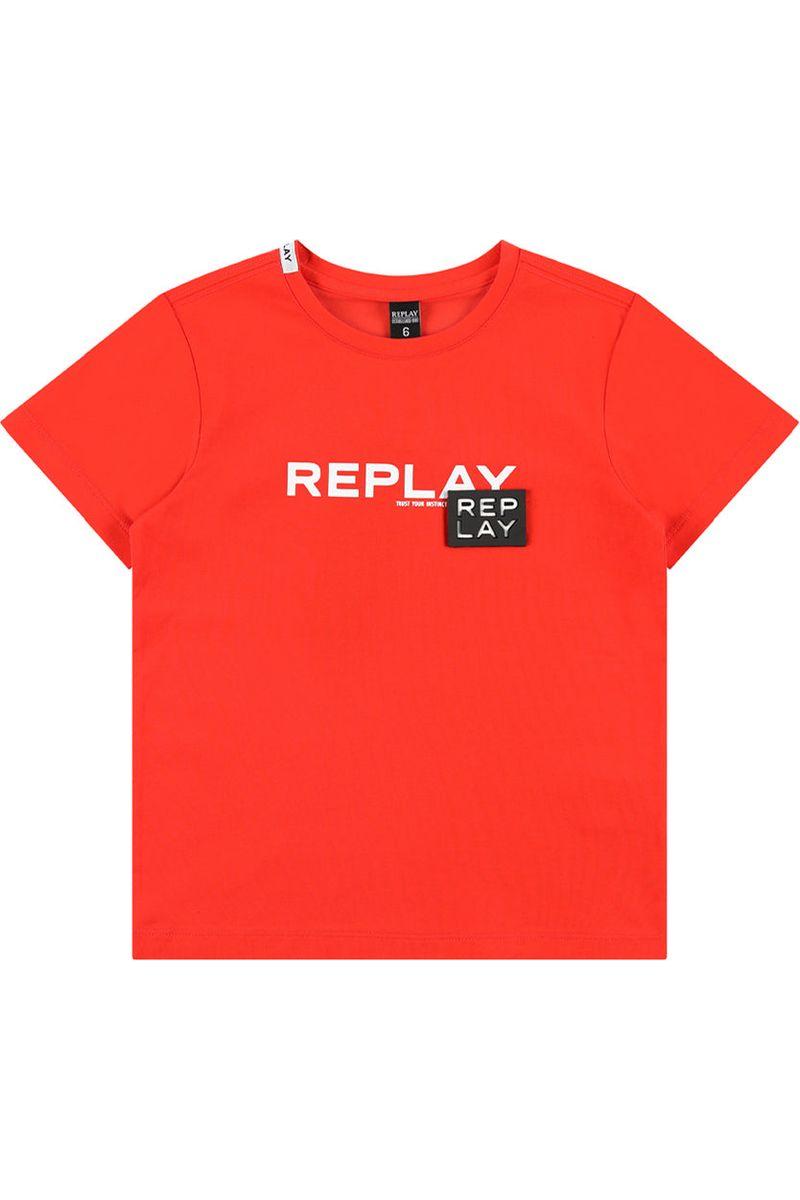 חולצה REPLAY לוגו מותג לילדים