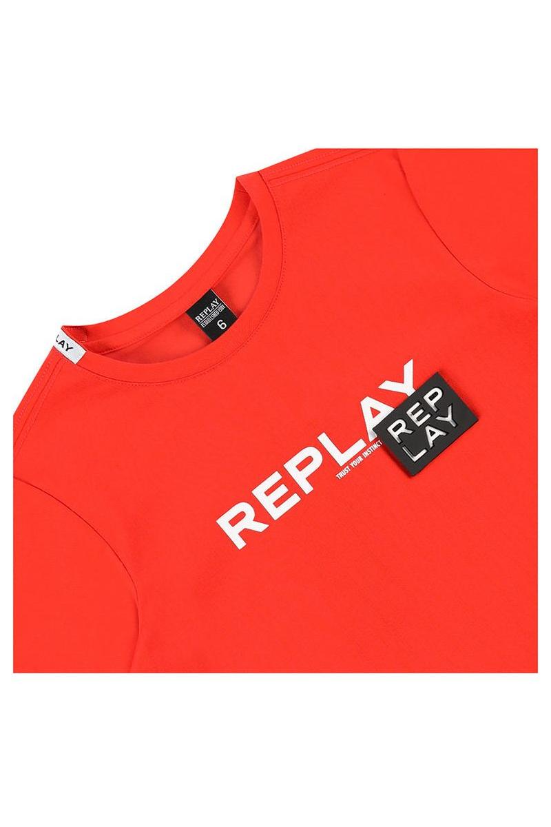 חולצה REPLAY לוגו מותג לילדים