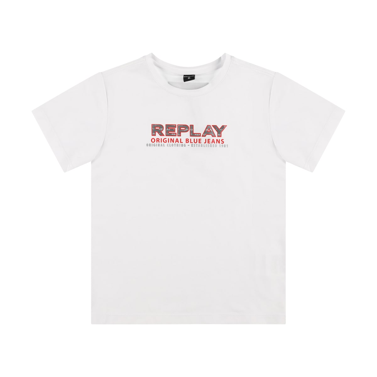 חולצת REPLAY לוגו מותג לילדים