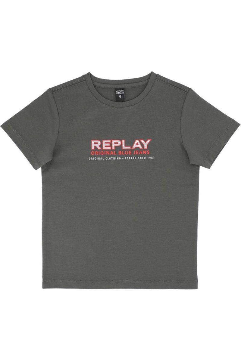 טישרט REPLAY לוגו מותג לילדים