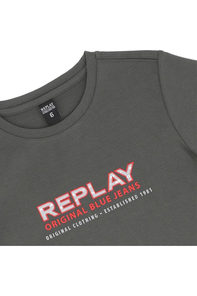 טישרט REPLAY לוגו מותג לילדים