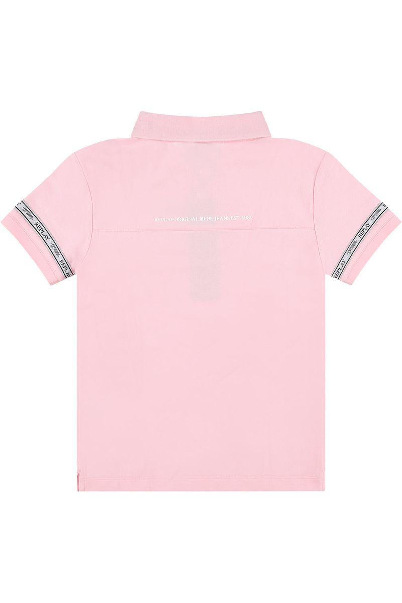 חולצת צווארון REPLAY לוגו בצד לילדים