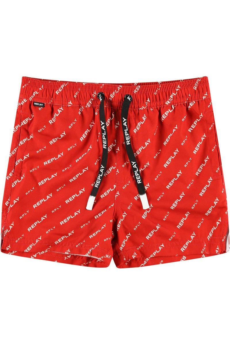 מכנס בגד ים REPLAY לוגו מותג לילדים