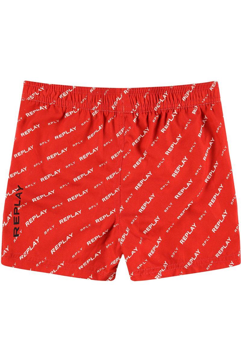 מכנס בגד ים REPLAY לוגו מותג לילדים