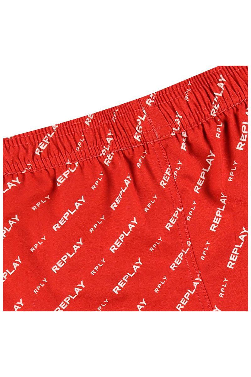מכנס בגד ים REPLAY לוגו מותג לילדים