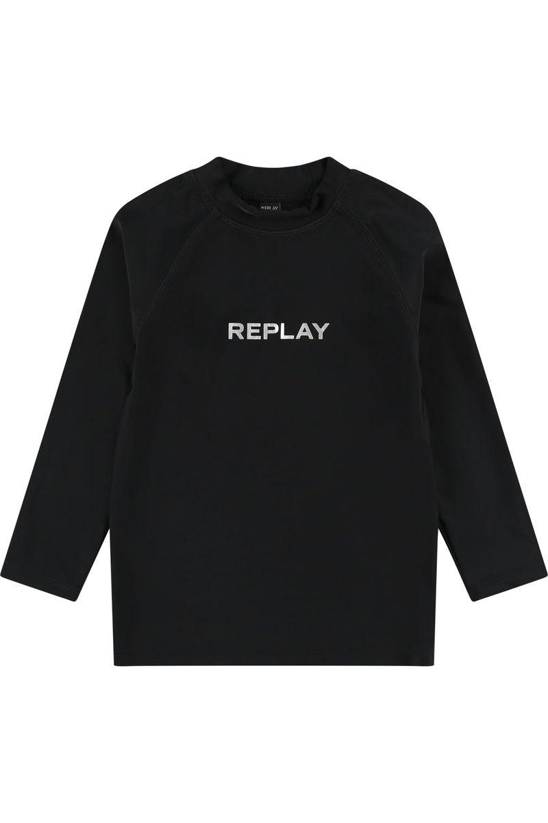 חולצת  בגד ים REPLAY לוגו מותג באמצע לילדים