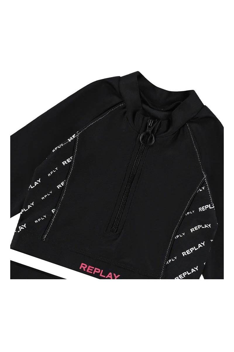 בגד ים 2 חלקים REPLAY לוגו מותג לילדות