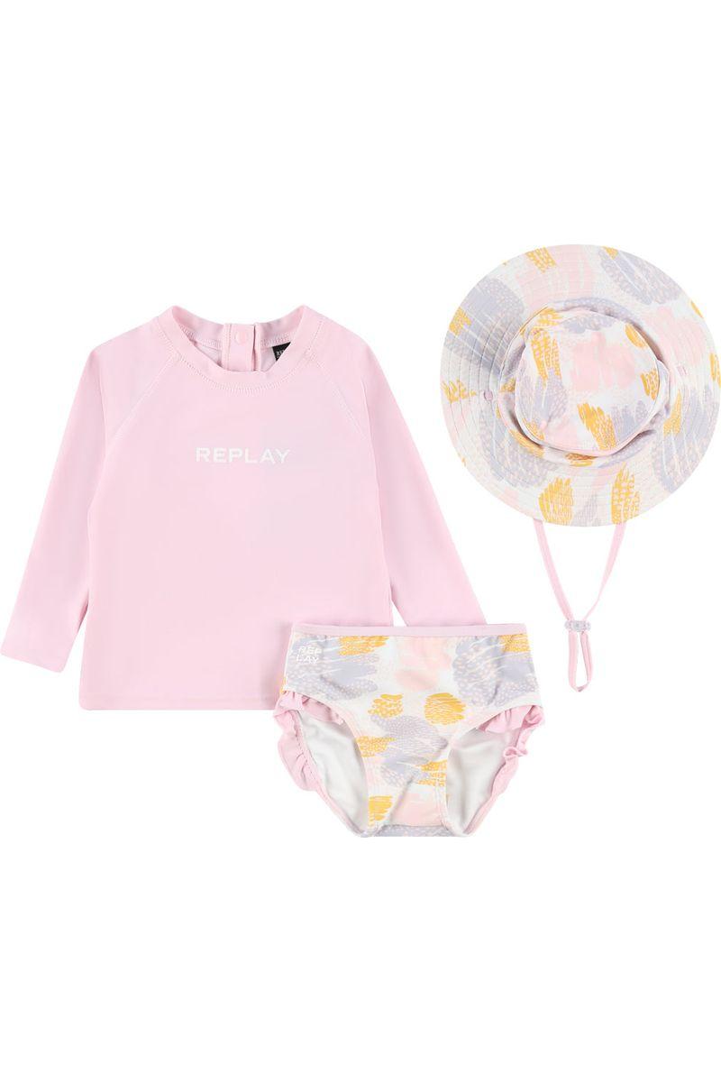 סט בגד ים REPLAY לוגו מותג לתינוקות