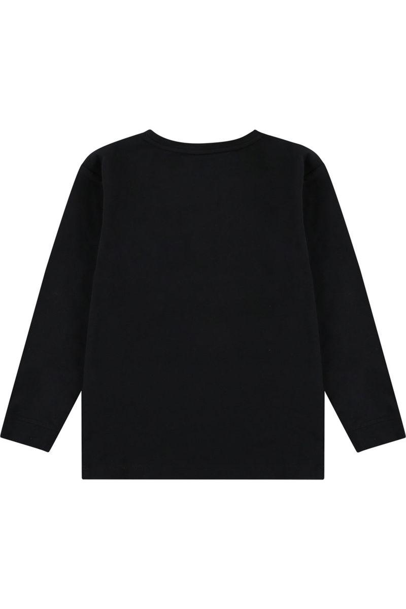 חולצת טי שרט REPLAY ארוכה לוגו משוכפל לילדים