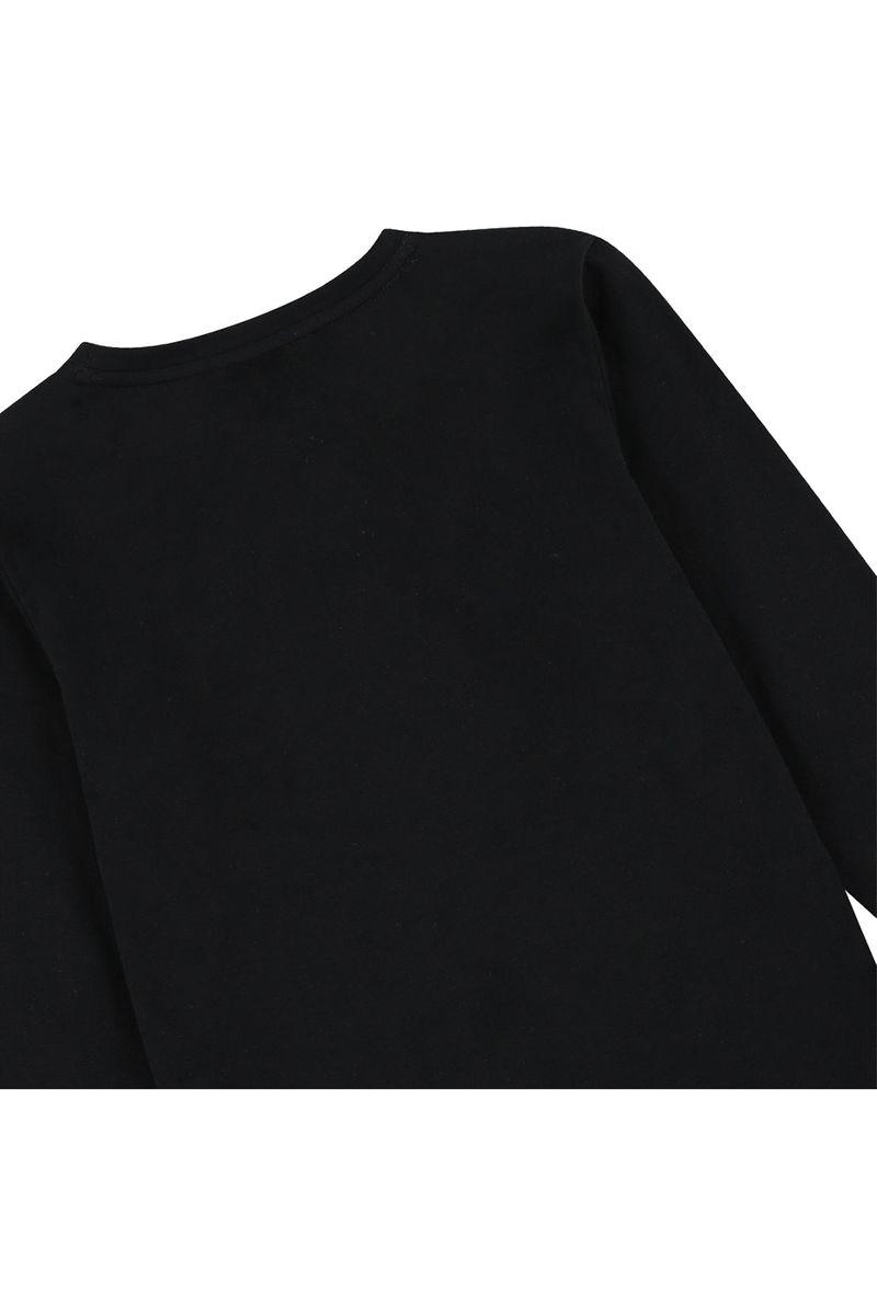 חולצת טי שרט REPLAY ארוכה לוגו משוכפל לילדים