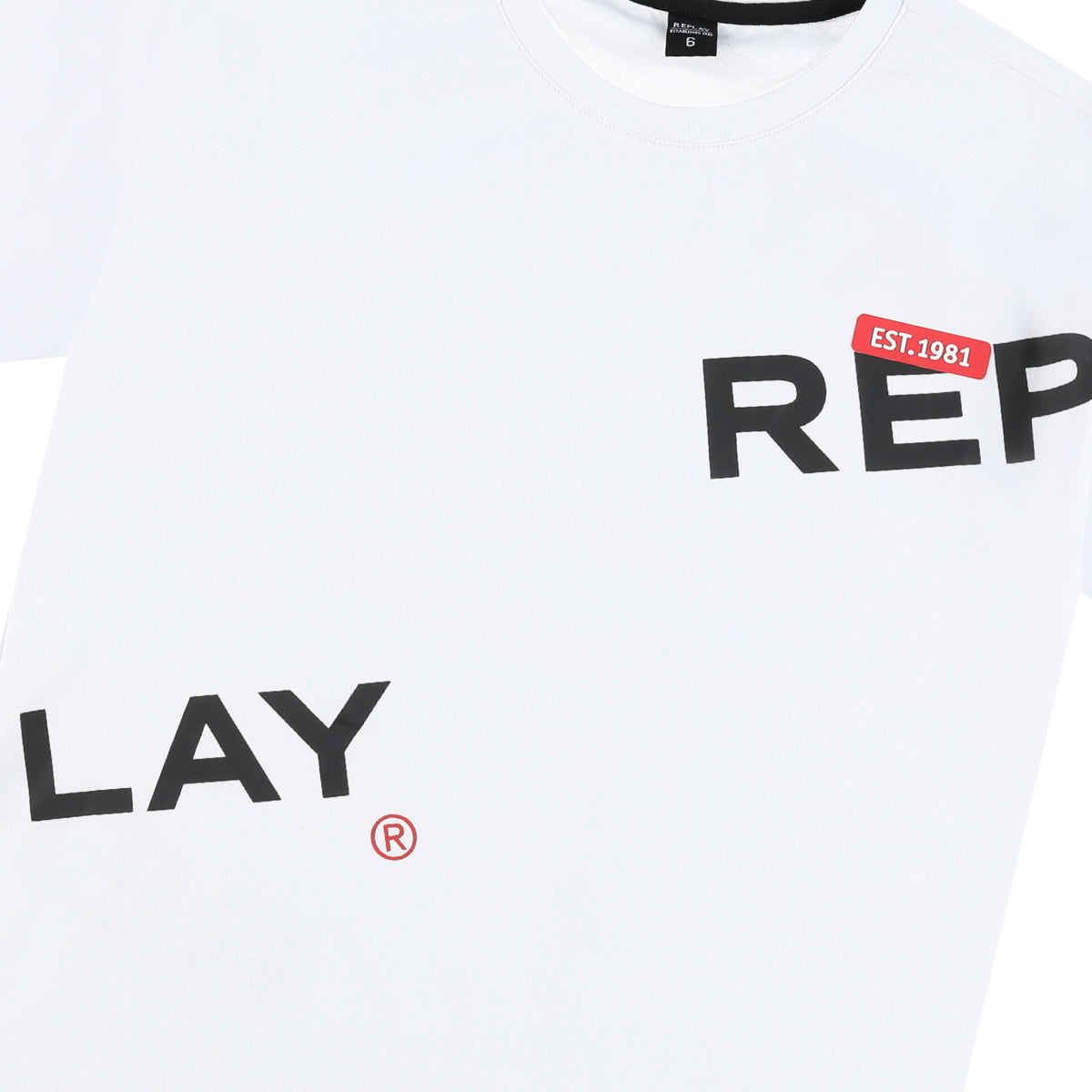 חולצת טי שרט REPLAY לוגו מפוצל לילדים