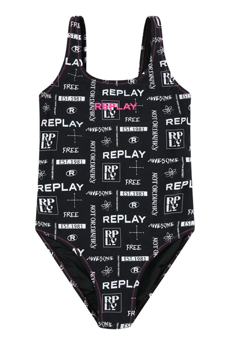 בגד ים שלם REPLAY קשירה אחורית לילדות