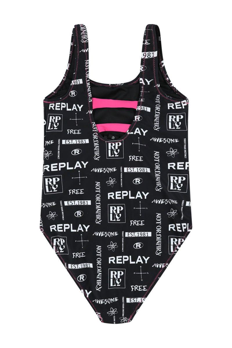 בגד ים שלם REPLAY קשירה אחורית לילדות