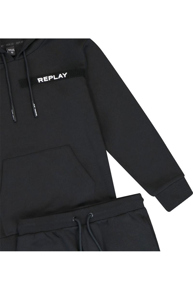 חליפת טרנינג REPLAY כיתוב לוגו לילדים