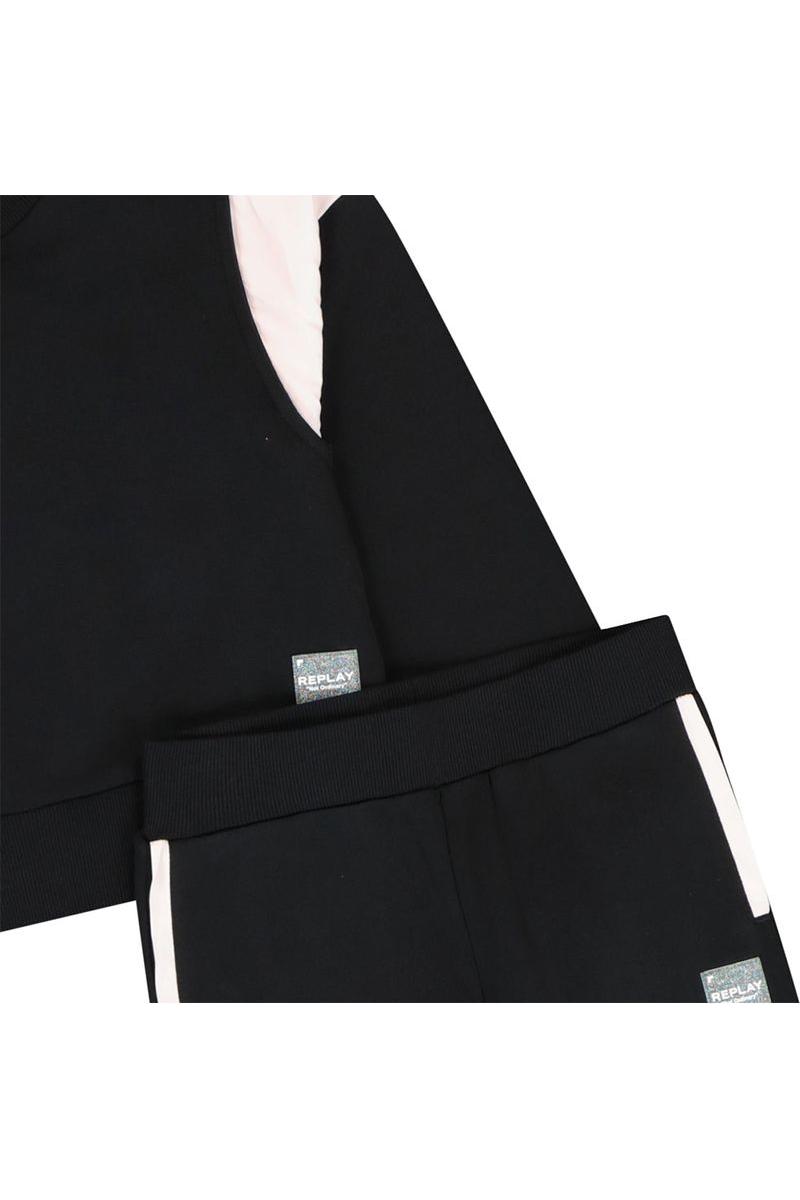 חליפת טרנינג REPLAY צווארון נמוך לילדות