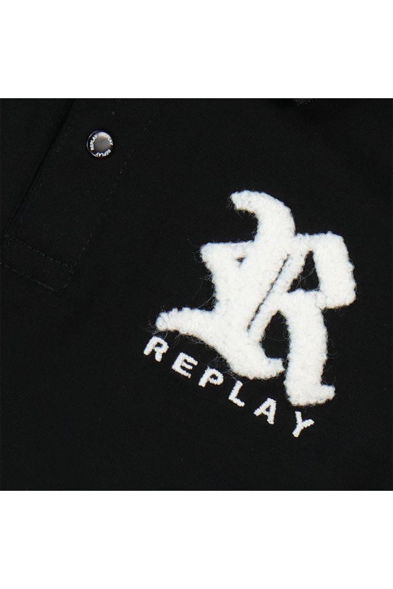 חולצת צווארון REPLAY לוגו בצד לתינוקות