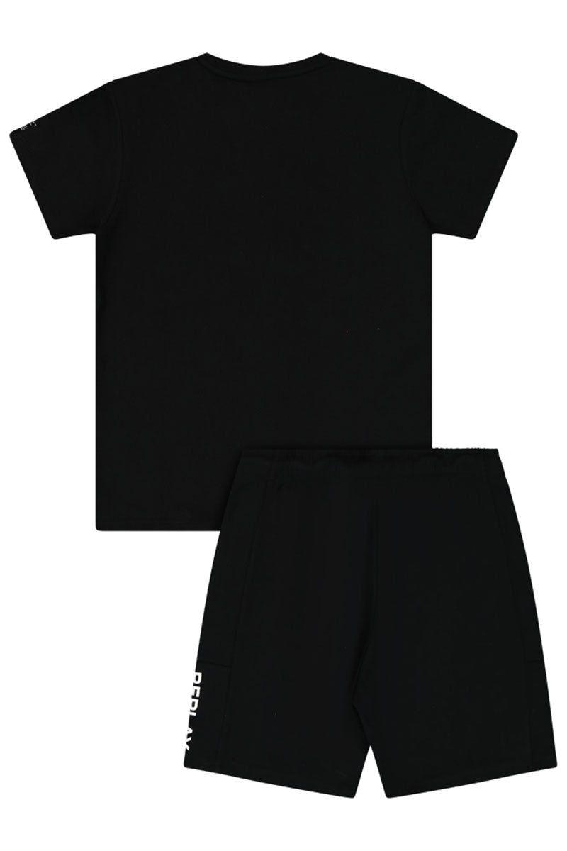 חליפת טריקו REPLAY כיתוב מקדימה לילדים