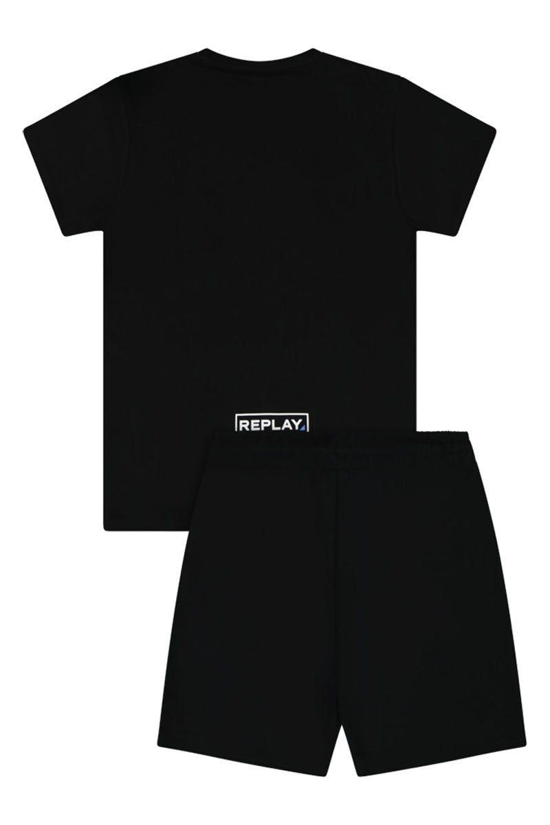 חליפת טריקו REPLAY הדפס לוגו לילדים