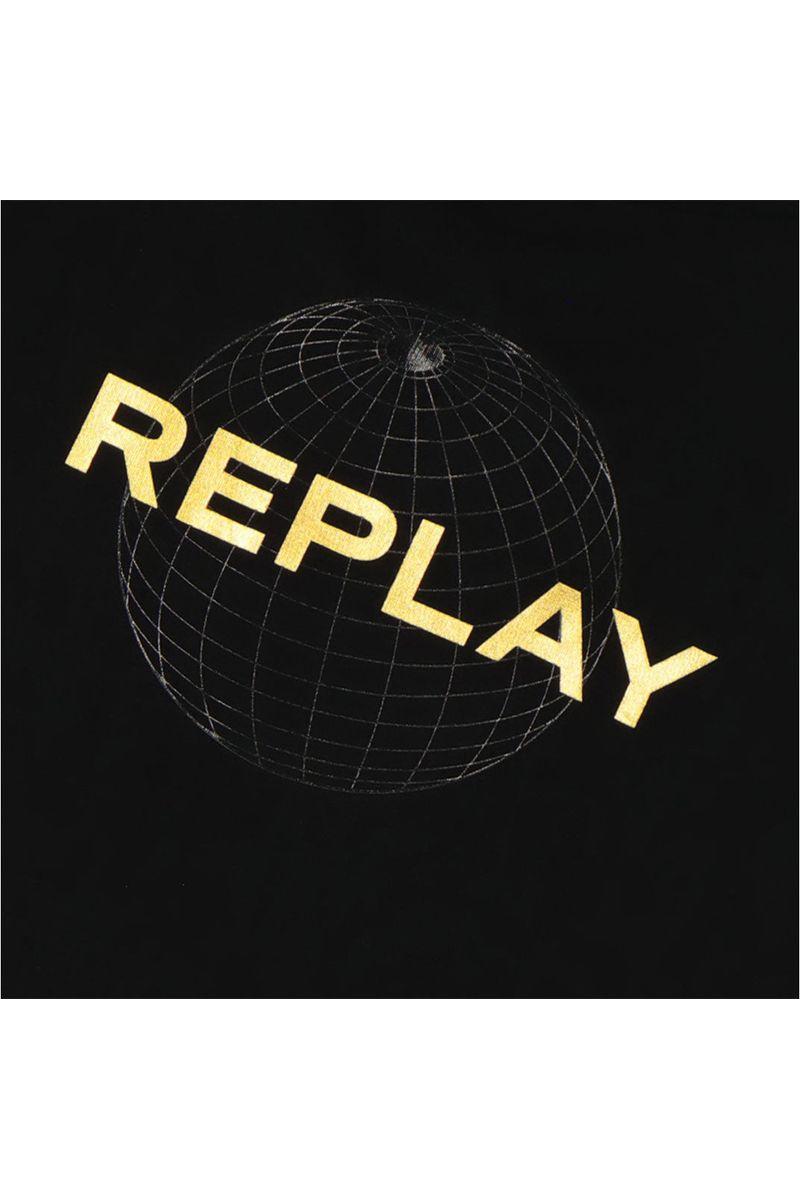 חליפת טריקו REPLAY הדפס אחורי לילדים