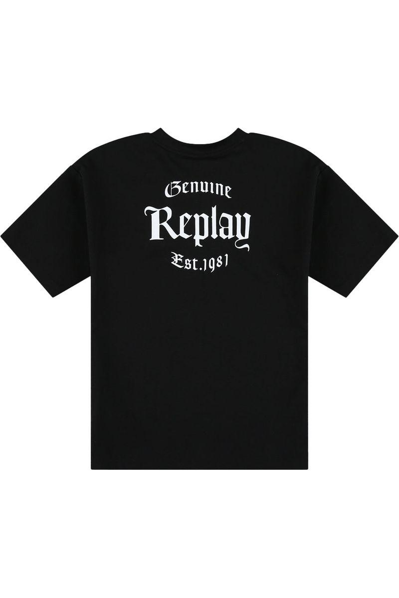 חולצת טי שרט REPLAY אוברסייז לילדים