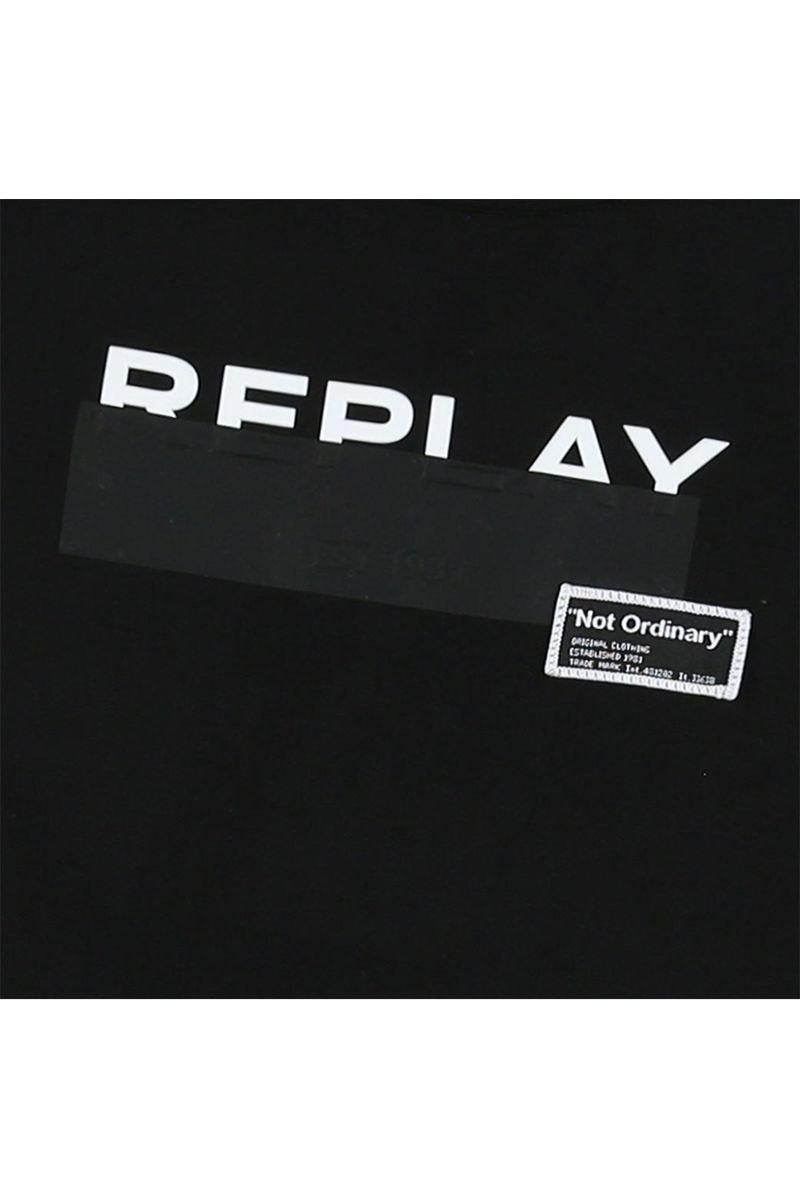 חולצת טי שרט REPLAY הדפס לוגו לילדים