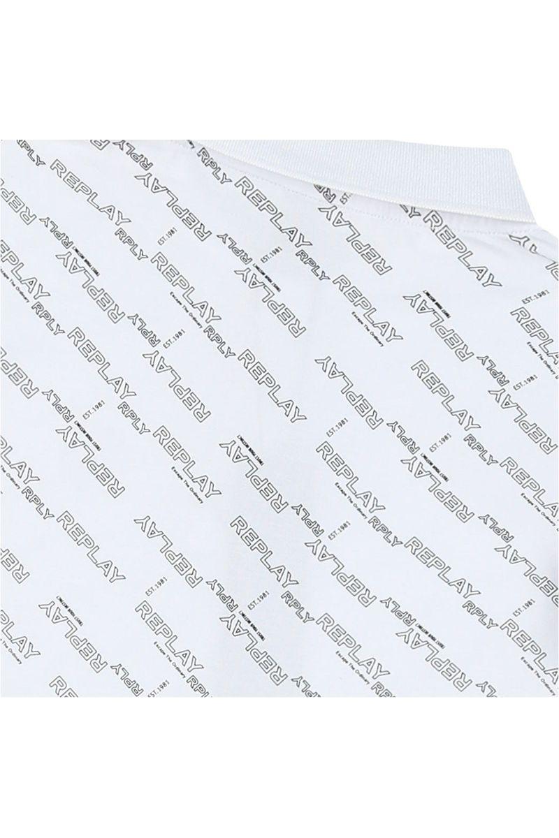 חולצת צווארון REPLAY ממותגת לילדים