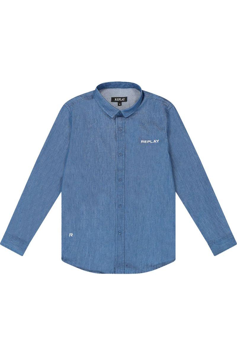 חולצת ג'ינס מכופתרת REPLAY לילדים