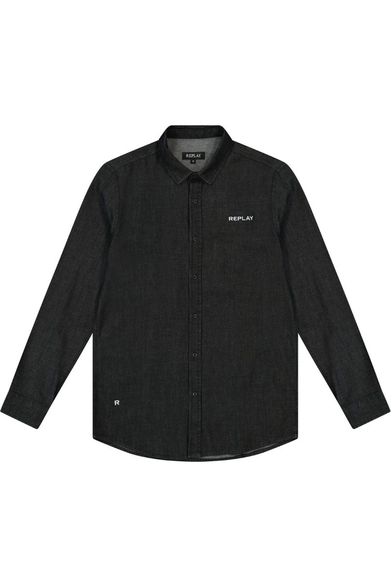 חולצת ג'ינס מכופתרת REPLAY לילדים