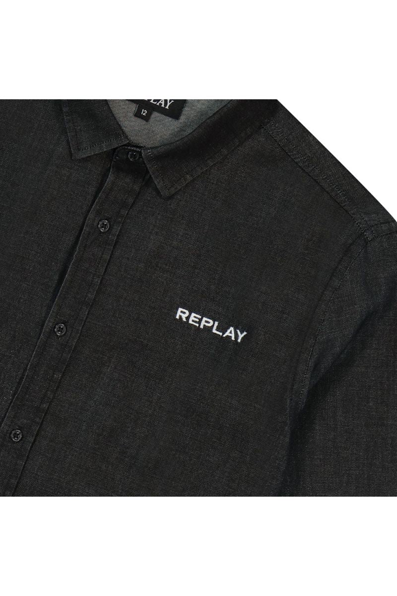 חולצת ג'ינס מכופתרת REPLAY לילדים