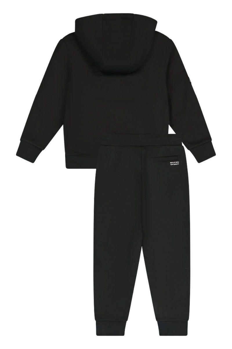 חליפת טרנינג REPLAY כיס לוגו מותג באמצע לילדים