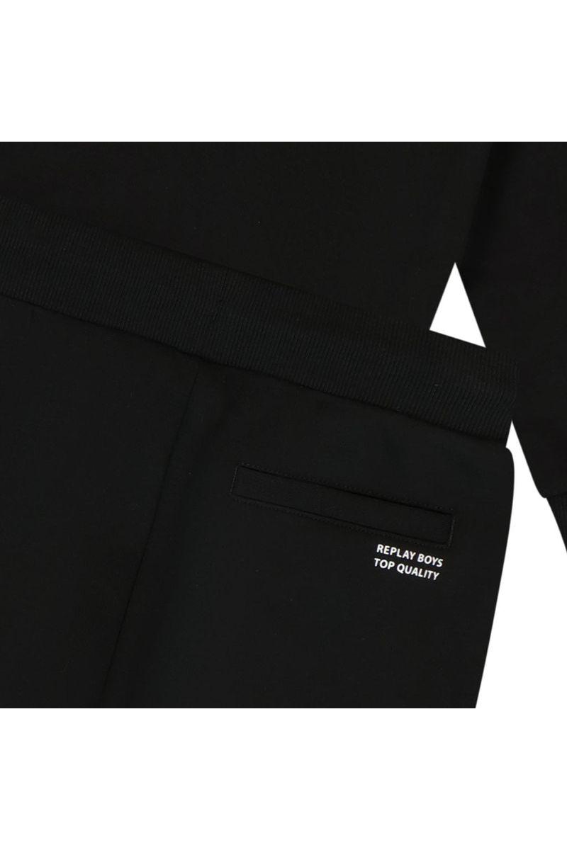 חליפת טרנינג REPLAY כיס לוגו מותג באמצע לילדים