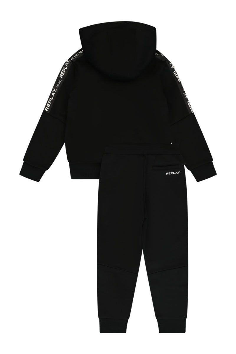 חליפת טרנינג REPLAY כיס באמצע לוגו מותג בשרוול לילדים