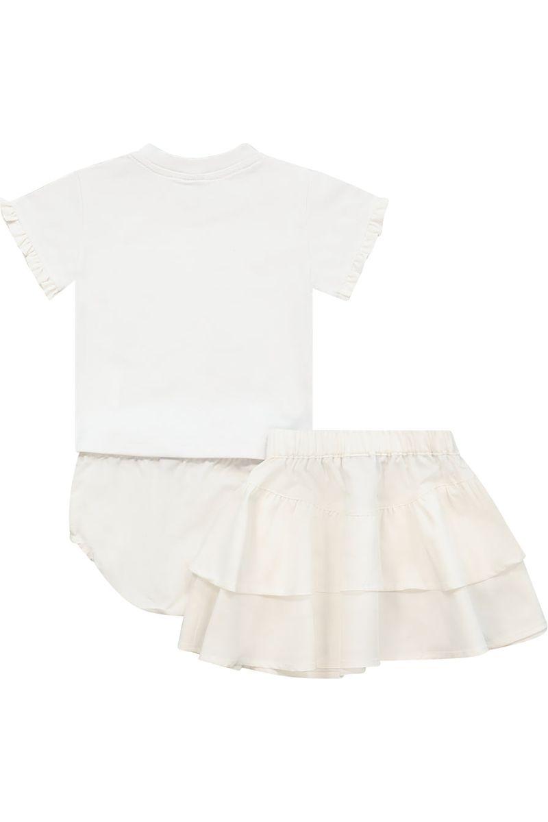 חליפת חצאית REPLAY מלמלה לתינוקות White / 3-6M