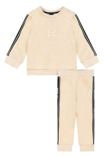 חליפת טרנינג REPLAYקלאסית עם לוגו מודגש לתינוקות