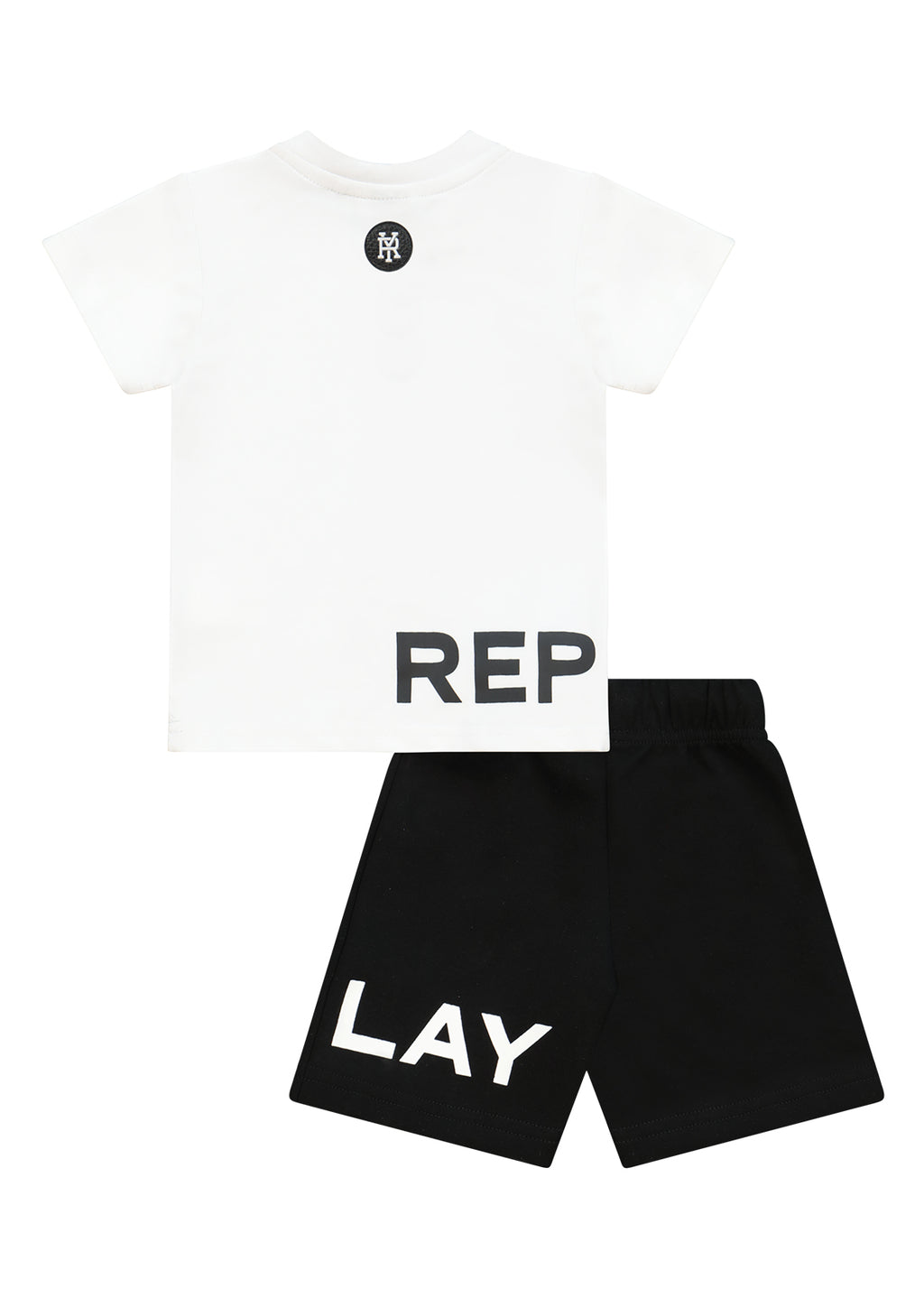 חליפת טריקו REPLAY ממותגת לתינוקות White / 3-6M