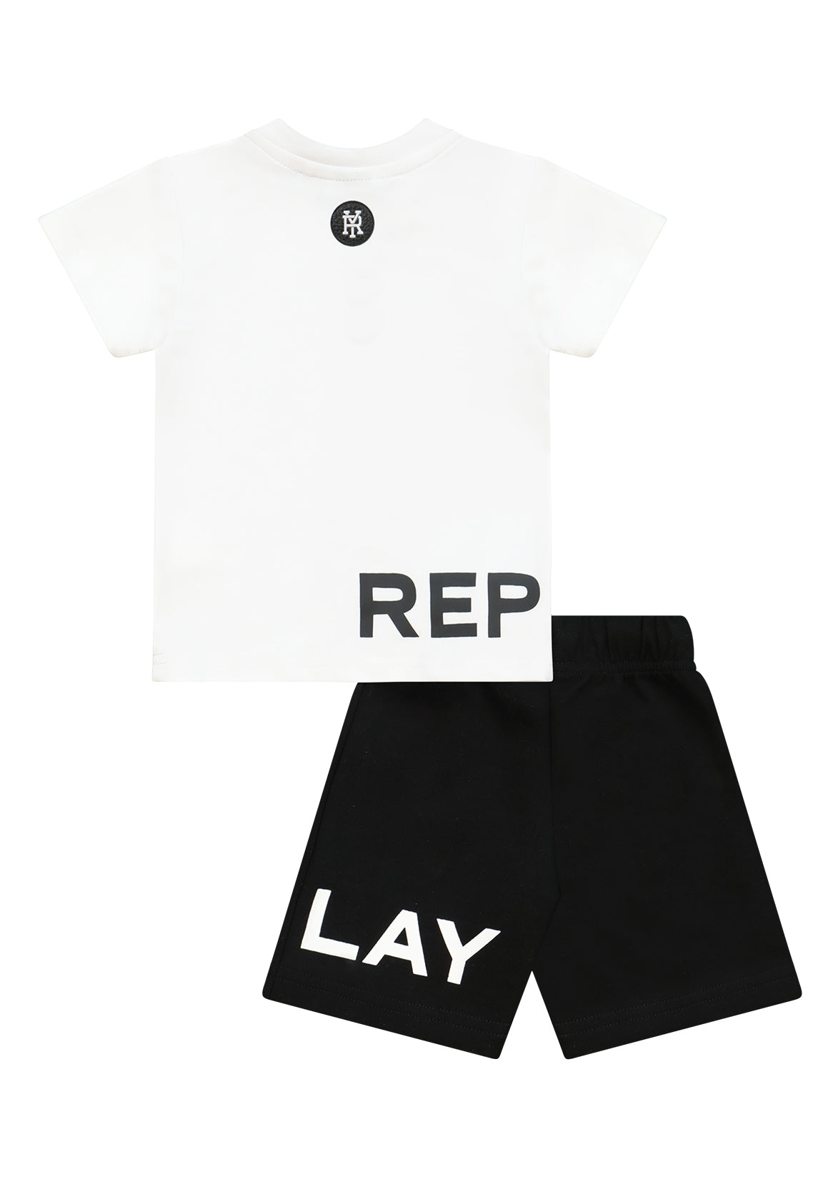 חליפת טריקו REPLAY ממותגת לתינוקות White / 3-6M