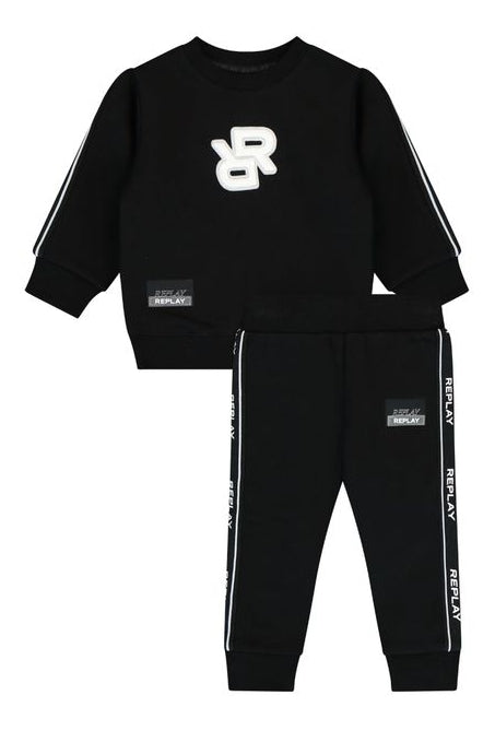 חליפת טרנינג REPLAY לוגו מותג באמצע לתינוקות