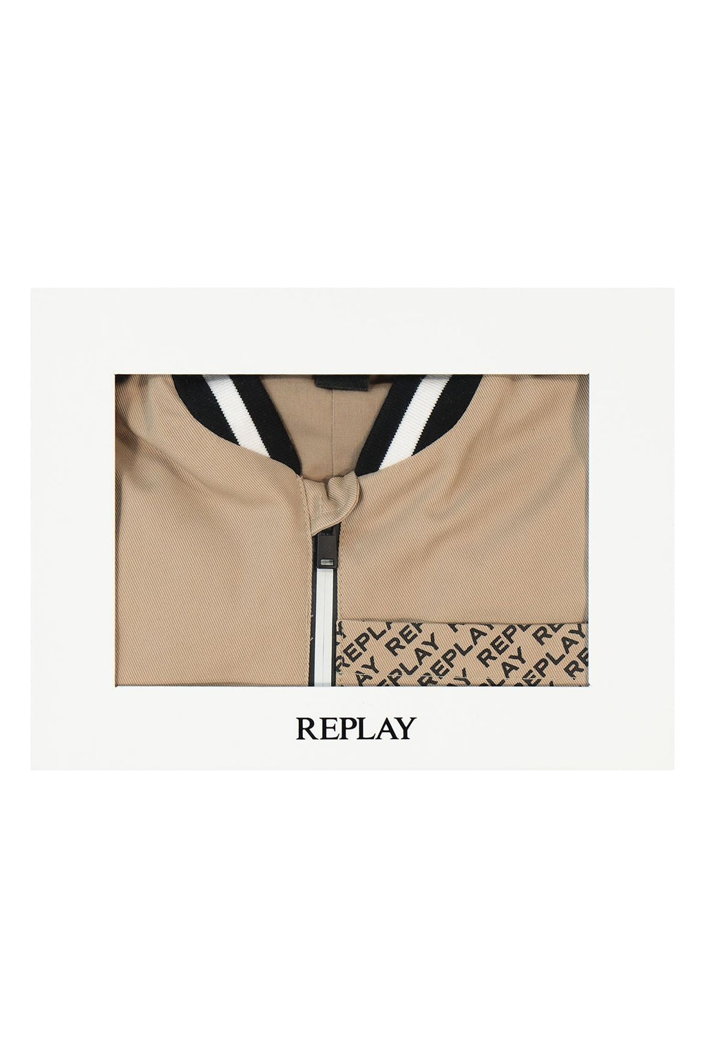 אוברול REPLAY רוכסן לתינוקות BEIGE / 0-3M