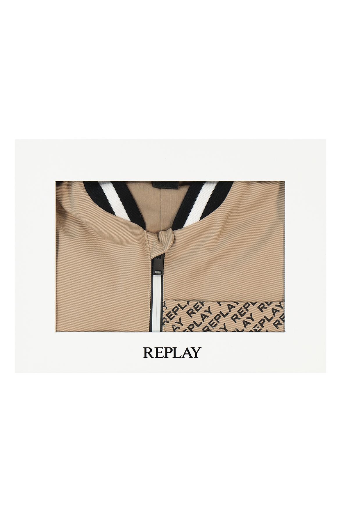 אוברול REPLAY רוכסן לתינוקות BEIGE / 0-3M