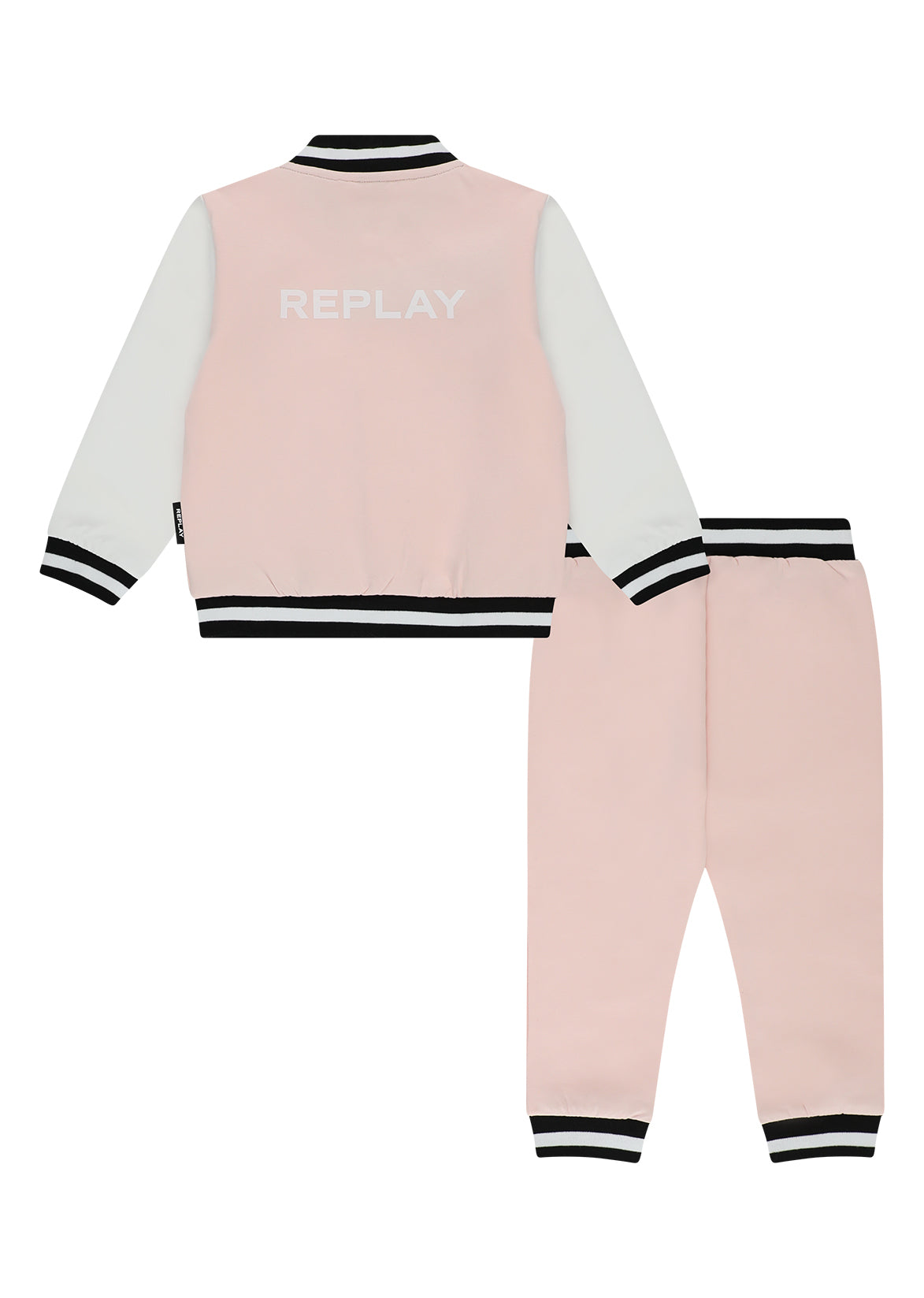 חליפת טרנינג REPLAY כפתורים לתינוקות Pink / 0-3M