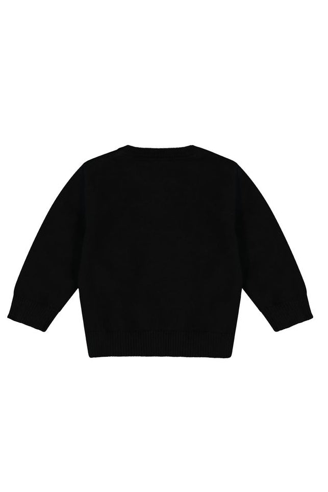 סווטשירט REPLAY לוגו מותג בצד לתינוקות BLACK / 3-6M