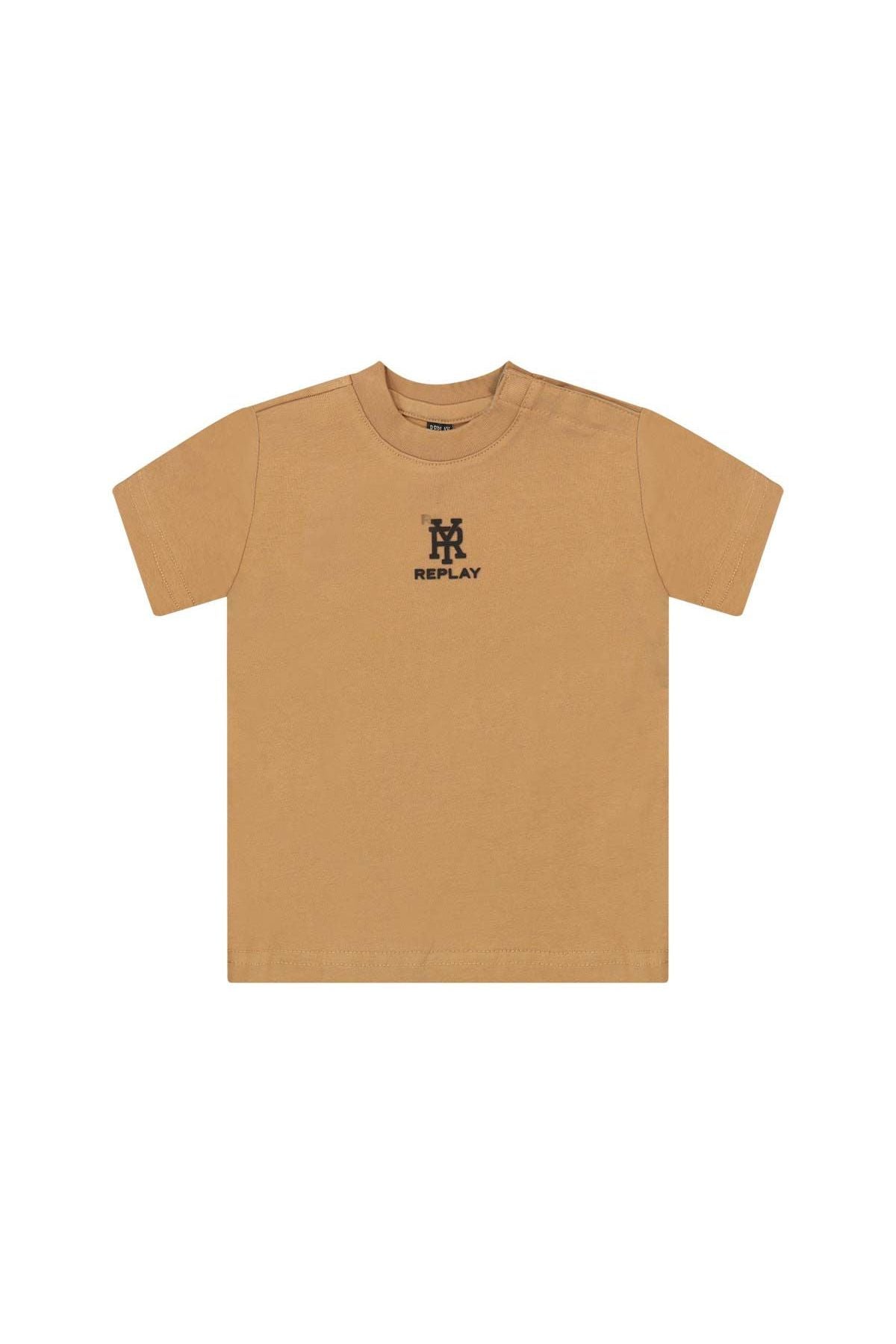 חולצת טישירט REPLAY לוגו מותג באמצע לתינוקות