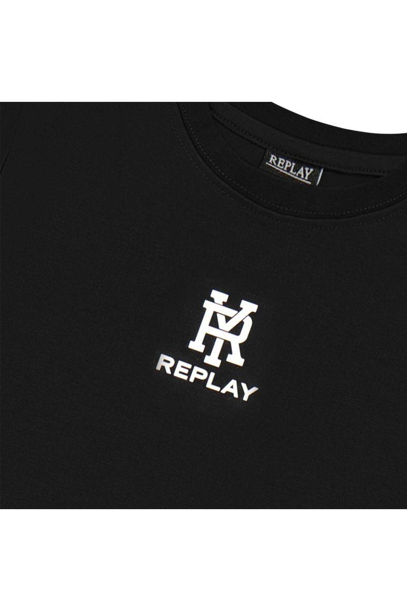 חולצת טישירט REPLAY לוגו מותג באמצע לתינוקות