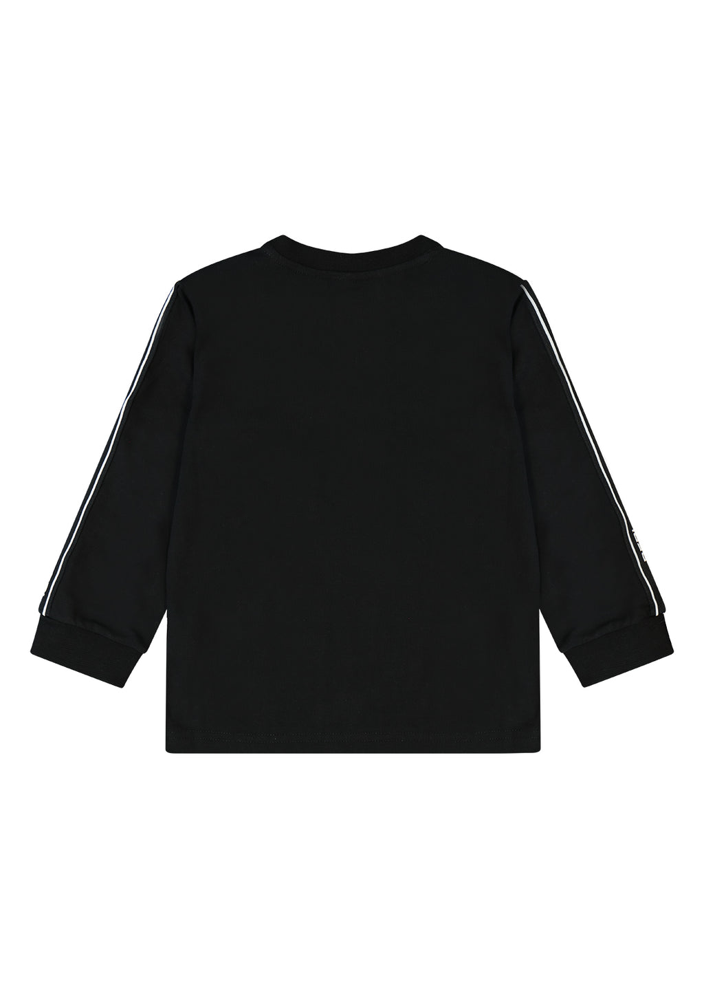 חולצת טישרט REPLAY לוגו מותג בשרוול לתינוקות BLACK / 3-6M