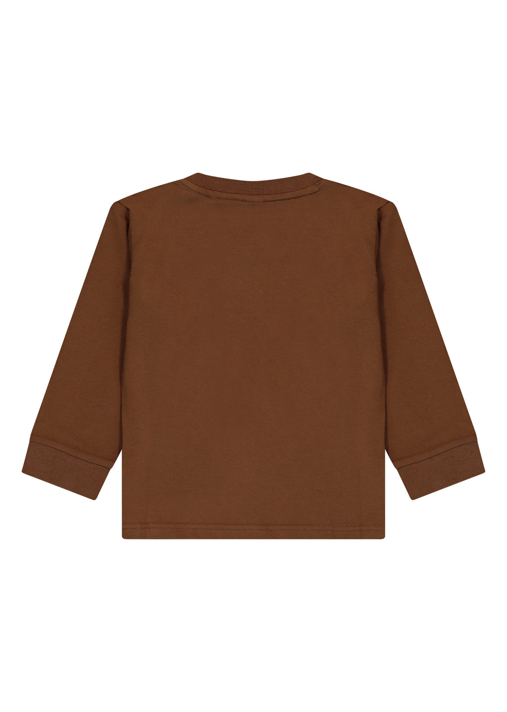 חולצת טישרט REPLAY הדפס לוגו גדול לתינוקות BROWN / 3-6M